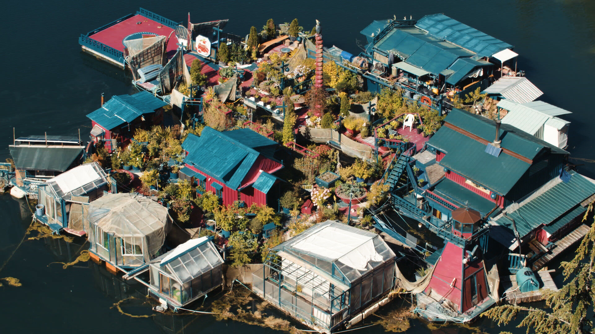 How one couple has lived for 29 years on an island they built themselves